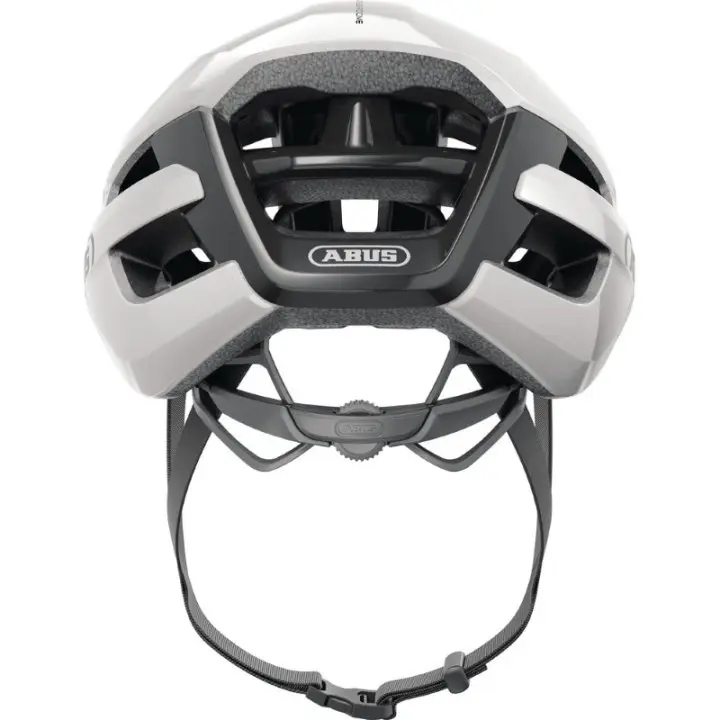 abus-91930-powerdome-shiny-white-b-1457280 Casco de ciclismo de carretera Abus Powerdome fabricado en Italia