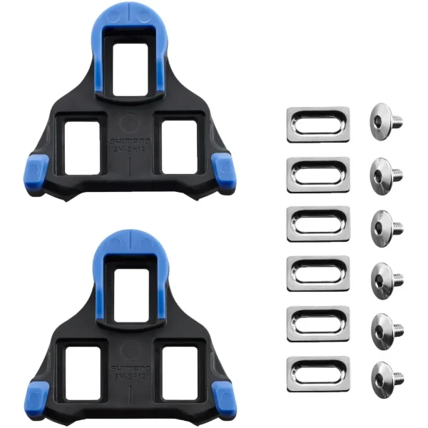Calas Shimano SM-SH12 azules de carretera 2 grados en Bikes Click