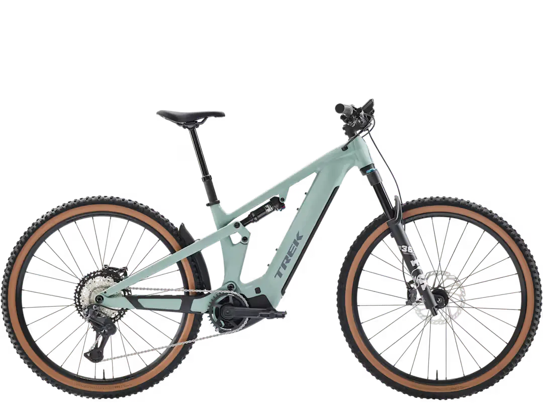 Bicicleta eléctrica de montaña Trek Powerfly+ FS 8 Gen 4 con cambio inalámbrico en Bikes Click