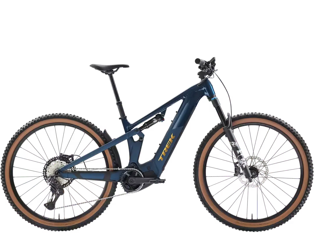 Bicicleta eléctrica de montaña Trek Powerfly+ FS 8 Gen 4 con cambio inalámbrico en Bikes Click