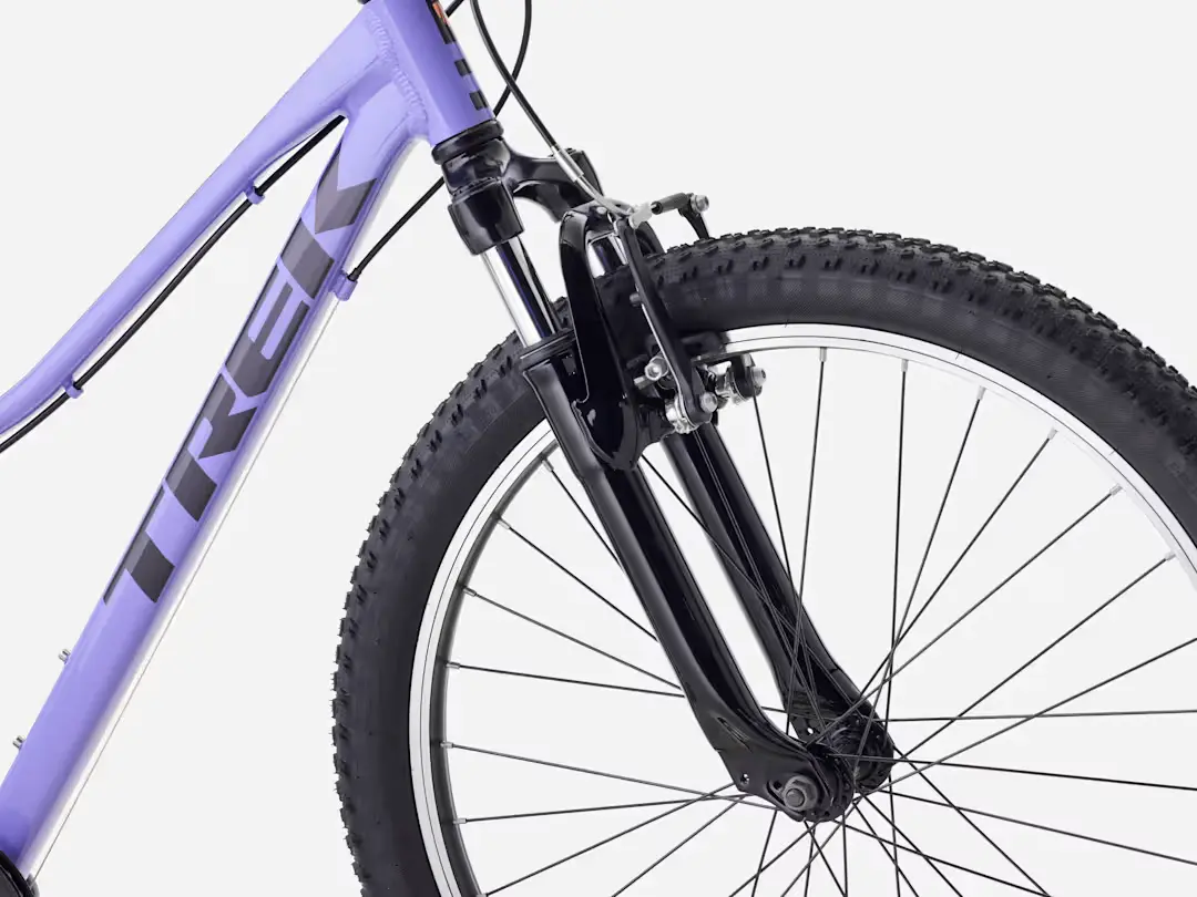 Bicicleta infantil de montaña de aluminio Trek Precaliber 24 con suspensión en Bikes Click