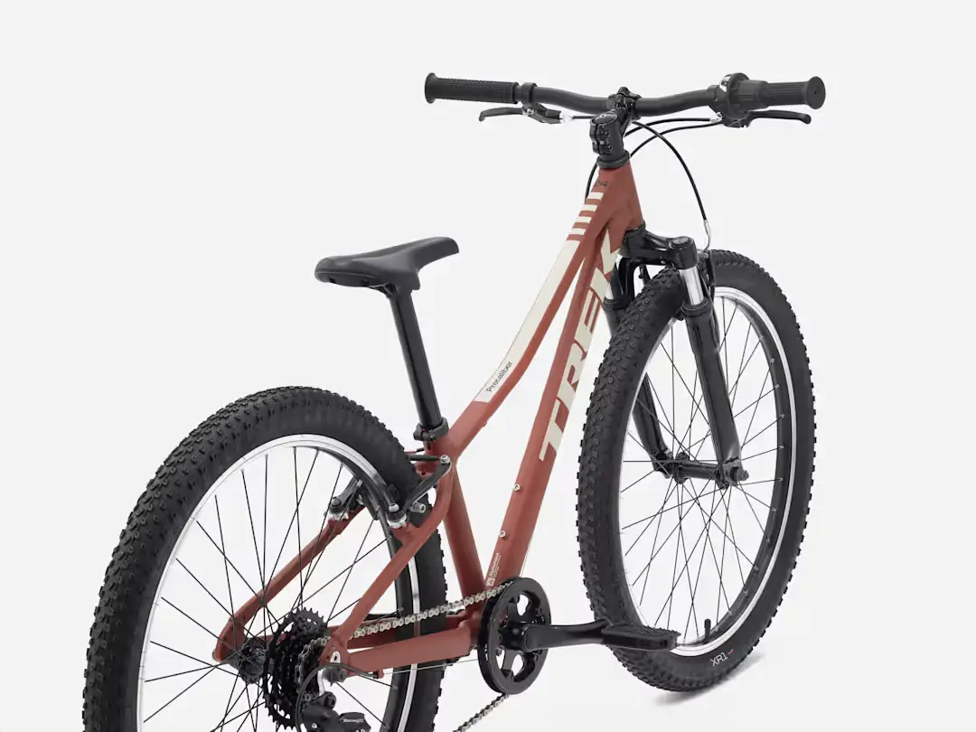 Bicicleta infantil de montaña de aluminio Trek Precaliber 24 con suspensión en Bikes Click