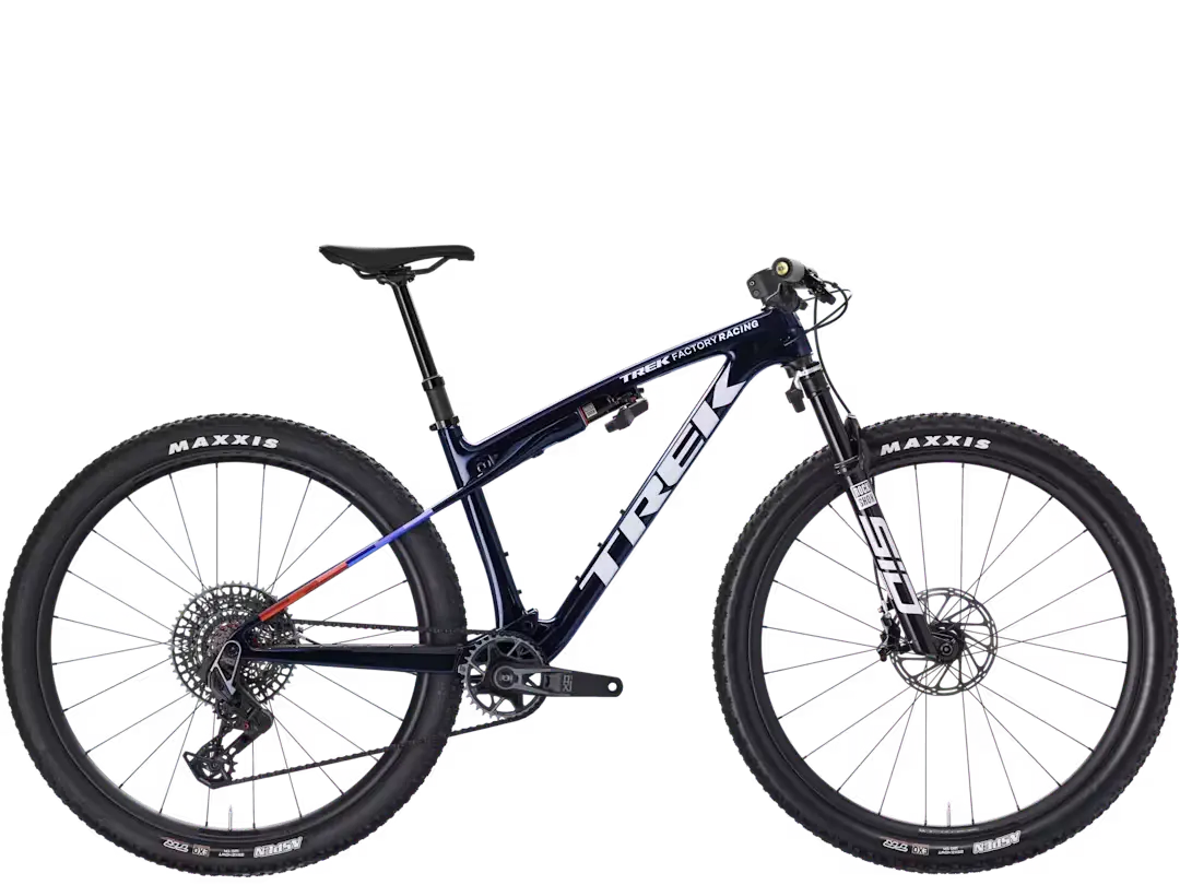 Bicicleta de montaña de carbono Trek Supercaliber SLR 9.8 X0 Flight Attendant Gen 2 en Bikes Click