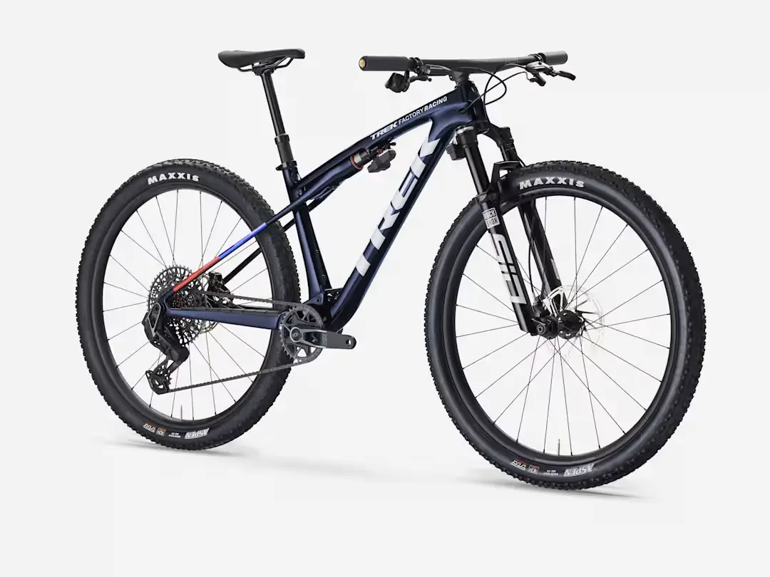 Bicicleta de montaña de carbono Trek Supercaliber SLR 9.8 X0 Flight Attendant Gen 2 en Bikes Click