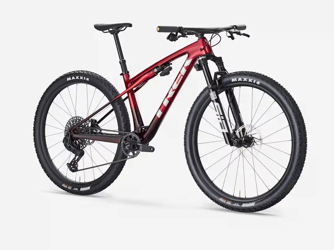 Bicicleta de montaña de carbono Trek Supercaliber SLR 9.8 X0 Flight Attendant Gen 2 en Bikes Click