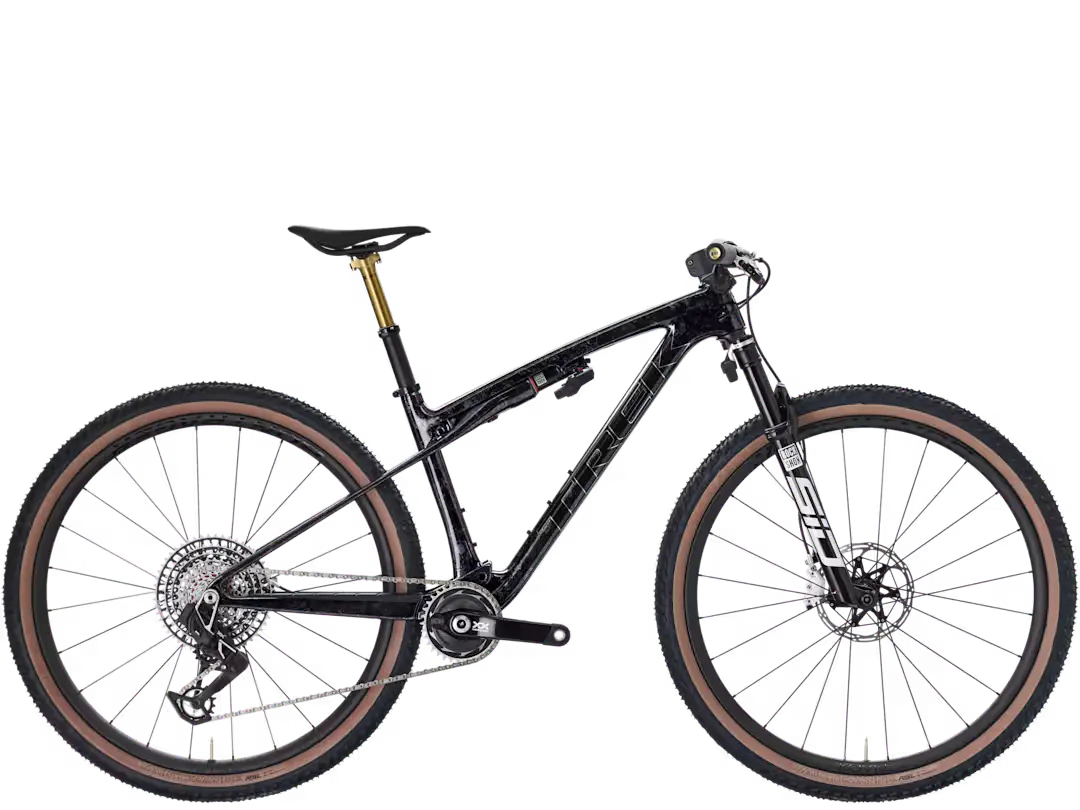 Bicicleta de montaña de carbono Trek Supercaliber SLR 9.9 XX Flight Attendant en Bikes Click