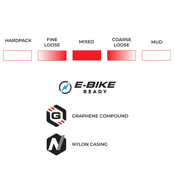 Cubierta de gravel Vittoria Terreno T50 Mixed Tubeless Ready