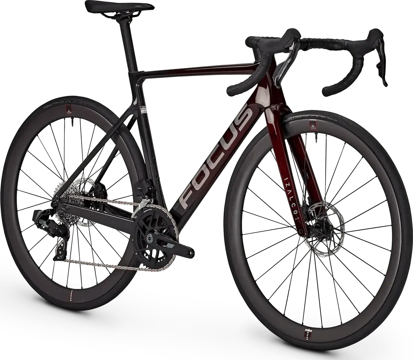 Bicicleta de carretera de carbono focus izalco max 8.9 con shimano ultegra di2 y ruedas de carbono en Bikes Click