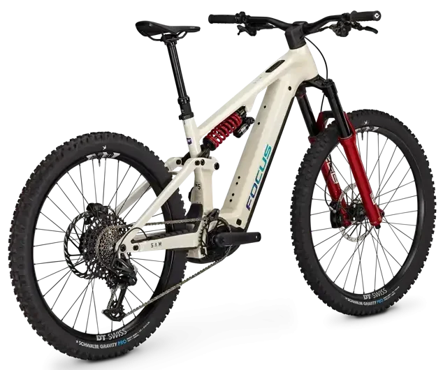 Bicicleta electrica de enduro focus sam 9 con fox factory y bateria de 800wh en Bikes Click