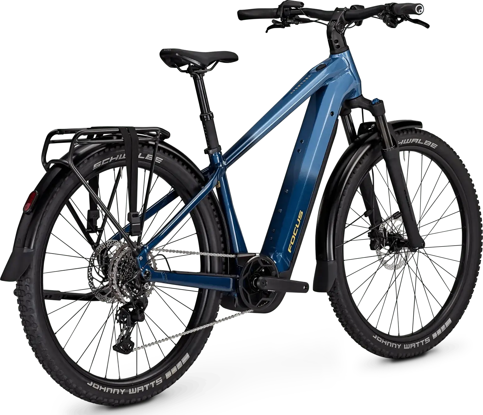 Bicicleta electrica de trekking focus aventura 6 7 con bateria de hasta 720wh y portabultos en Bikes Click