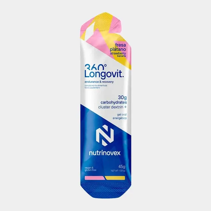 Gel energetico de alta carga longovit 360 gel 30 50g cho de nutrinovex en Bikes Click