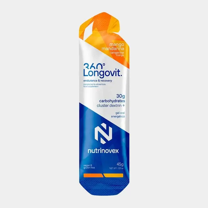 Gel energetico de alta carga longovit 360 gel 30 50g cho de nutrinovex en Bikes Click