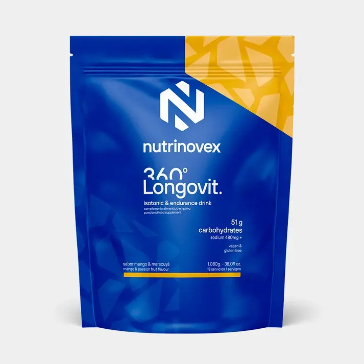 Bebida isotonica y energetica longovit 360 drink de nutrinovex en Bikes Click