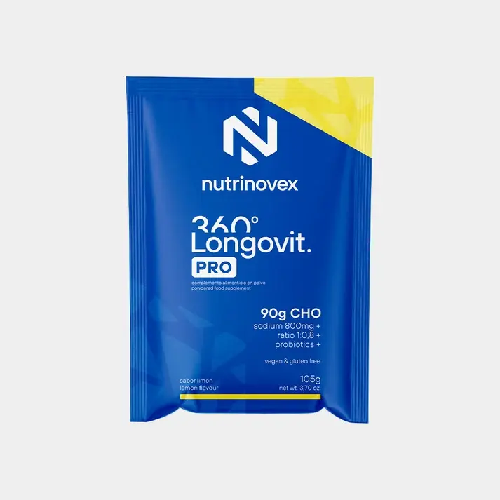 Bebida energetica de carbohidratos longovit 360 drink pro de nutrinovex en Bikes Click