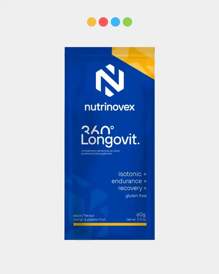 Bebida isotonica y energetica longovit 360 drink de nutrinovex en Bikes Click