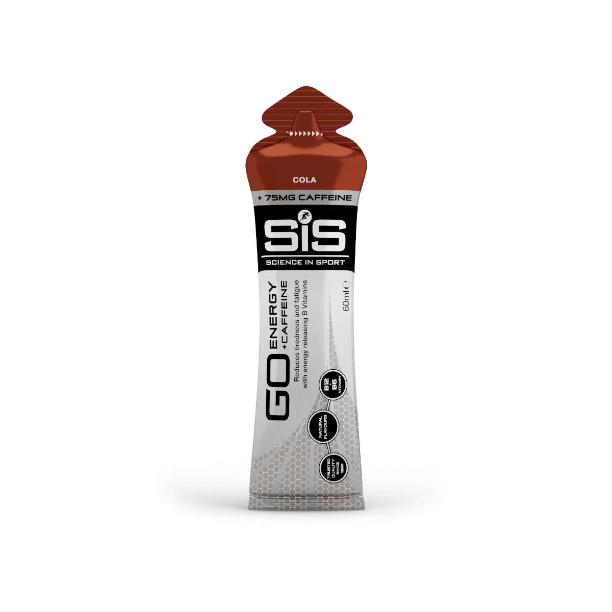Gel sis go cafeina 60ml sabor cola en Bikes Click