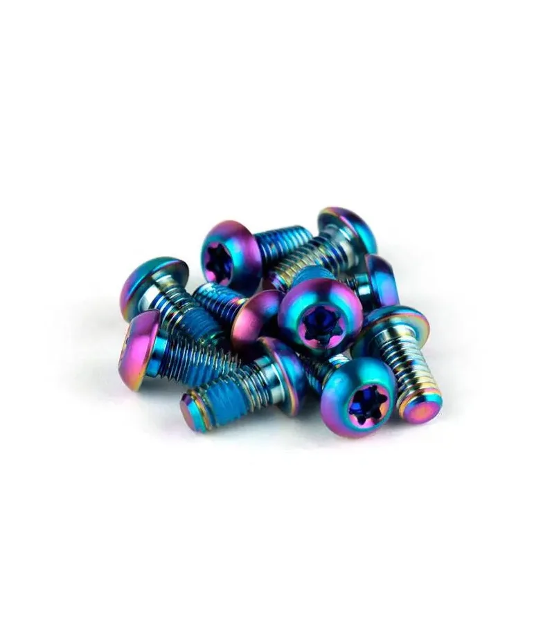 Kit tornillos sram disco titanio T25 de 12 unidades en Bikes Click
