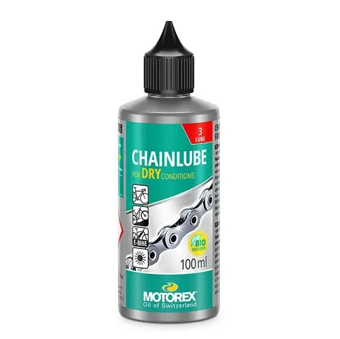Bote de 100ml de motorex lubricante cadena seco para bicicleta en Bikes Click