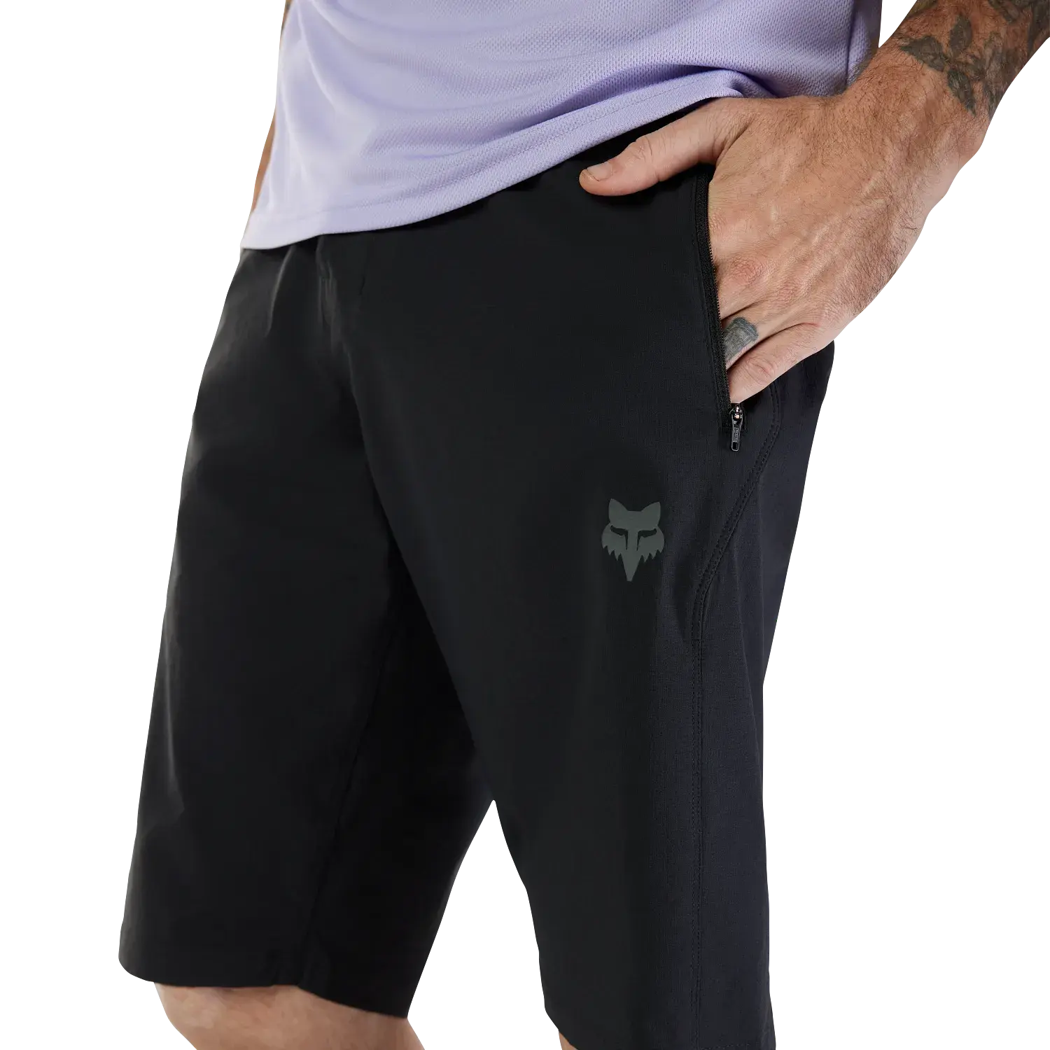 Pantalon corto fox ranger con badana para MTB y ciclismo de montana en Bikes Click