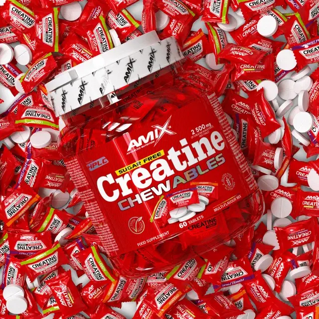 Creatina monohidrato masticable 60 tabletas de nutricion deportiva en Bikes Click
