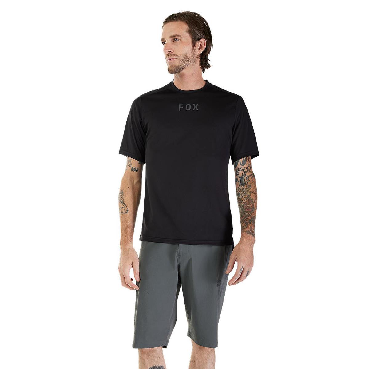 Camiseta fox wordmark ranger de manga corta para ciclismo de montana en Bikes Click