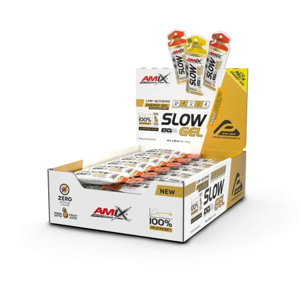 Gel energetico amix slow de liberacion lenta para ciclismo en Bikes Click