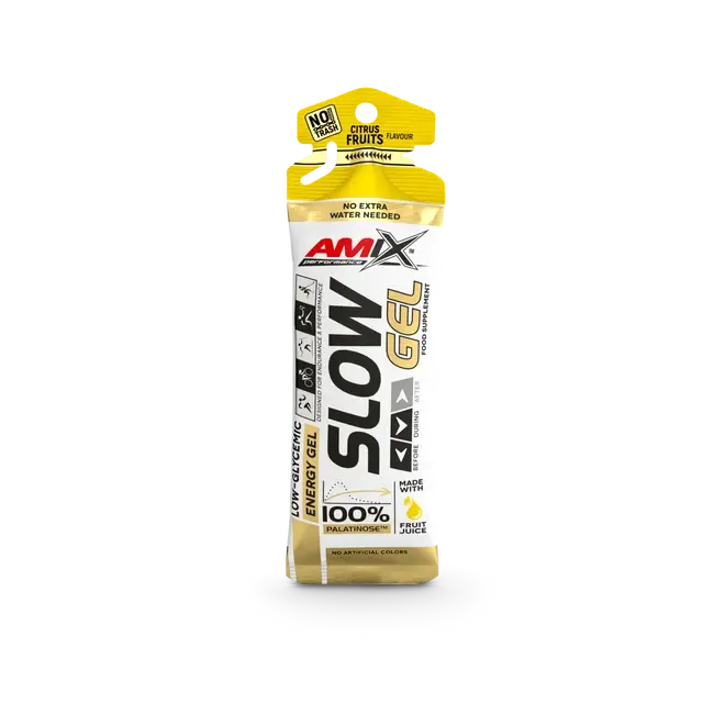 Gel energetico amix slow de liberacion lenta para ciclismo en Bikes Click