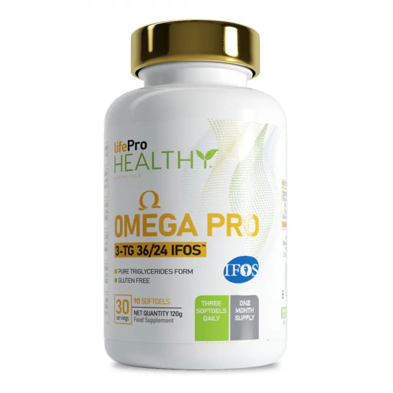 Omega 3 pro ifos TG36/24 Life Pro 90 perlas suplemento de aceite de pescado para ciclismo en Bikes Click